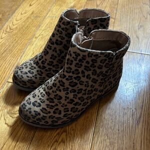 Cat and Jack | toddler cheetah spot style boots girl size 9
